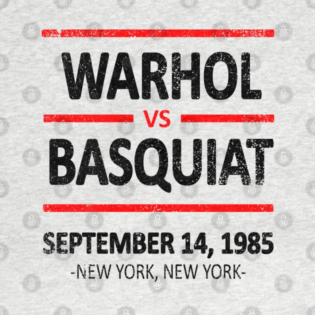 Warhol vs Basquiat by smithrenders